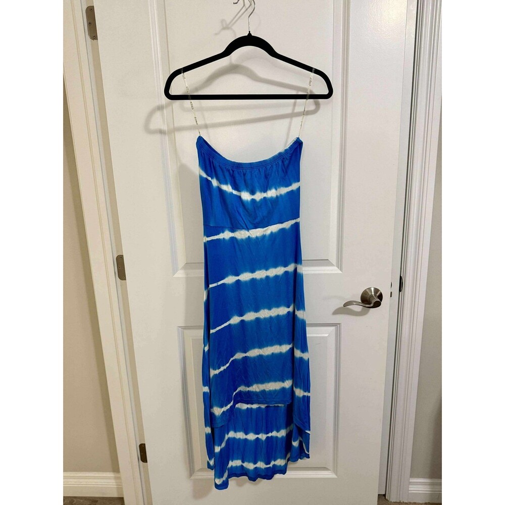 NWT 5th & Love Blue Tie-Dye Strapless Dress/Coverup – Size M